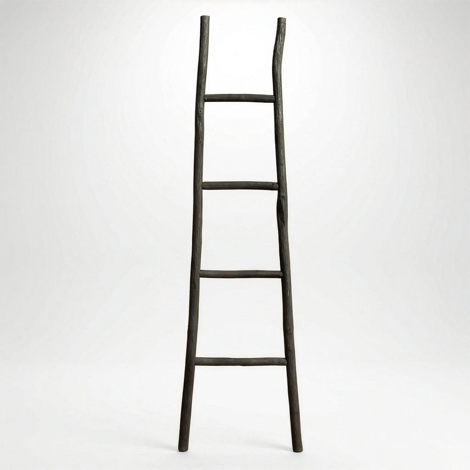 Gran escalera de madera Kemu - 1,5 m - Negro - Estilo japonés - Imagen 4