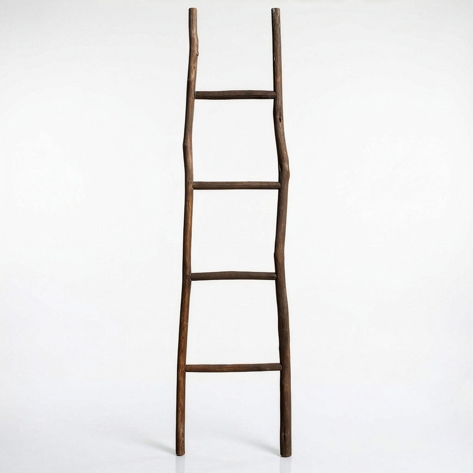 Escalera de Madera Kemu Grande - 1.5m - Chocolate - Estilo japonés - Imagen 2