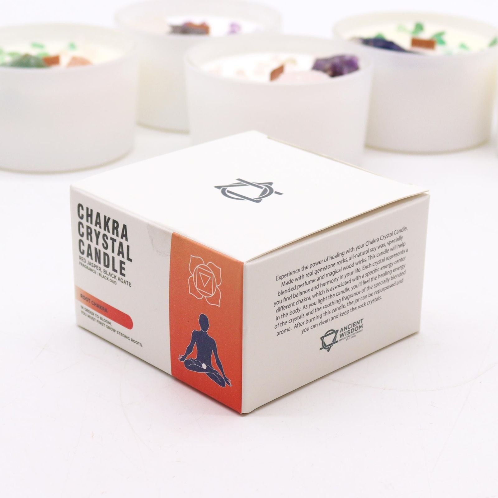 Velas de Cristal de Chakra - Chakra Raíz - Imagen 4